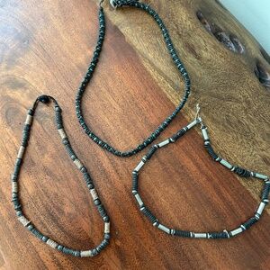 3 men's necklaces